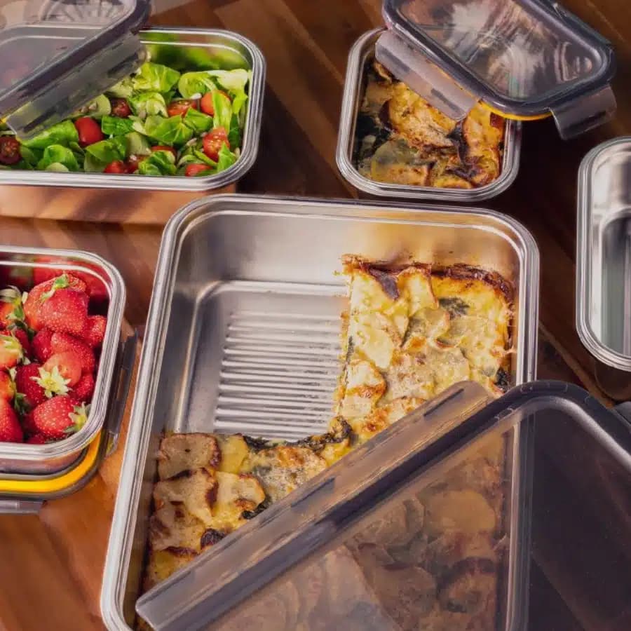 Pika Těsnící nerezový lunchbox do mikrovlnky 820ml - náhled 5