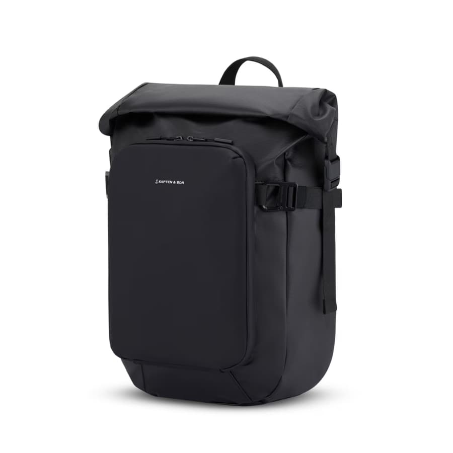 Kapten & Son Cestovní rolovací batoh Lisbon small All Black 23l - náhled 3