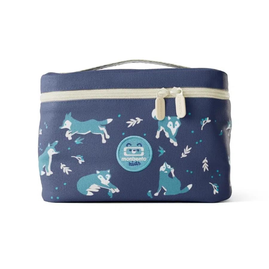 Monbento Dětská termotaška na jídlo Frosty Blue Wolf 5l - náhled 3