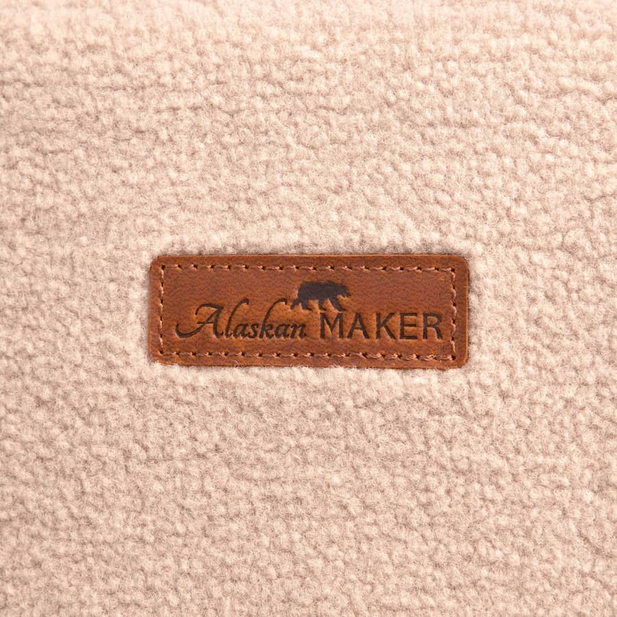 Alaskan Maker Fleecové pouzdro na notebook Sherpa biege 13,6" - náhled 4
