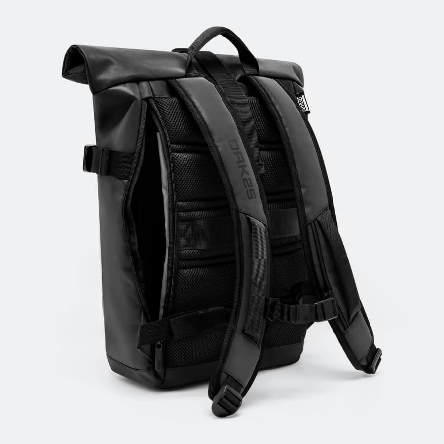 Oak25 Nepromokavý cestovní reflexní batoh Luminite Rolltop Lite černý 19l - náhled 4