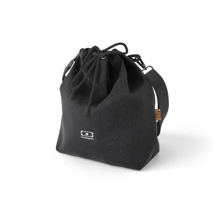 Monbento Plátěná termotaška na jídlo Fresh Black - náhled 3