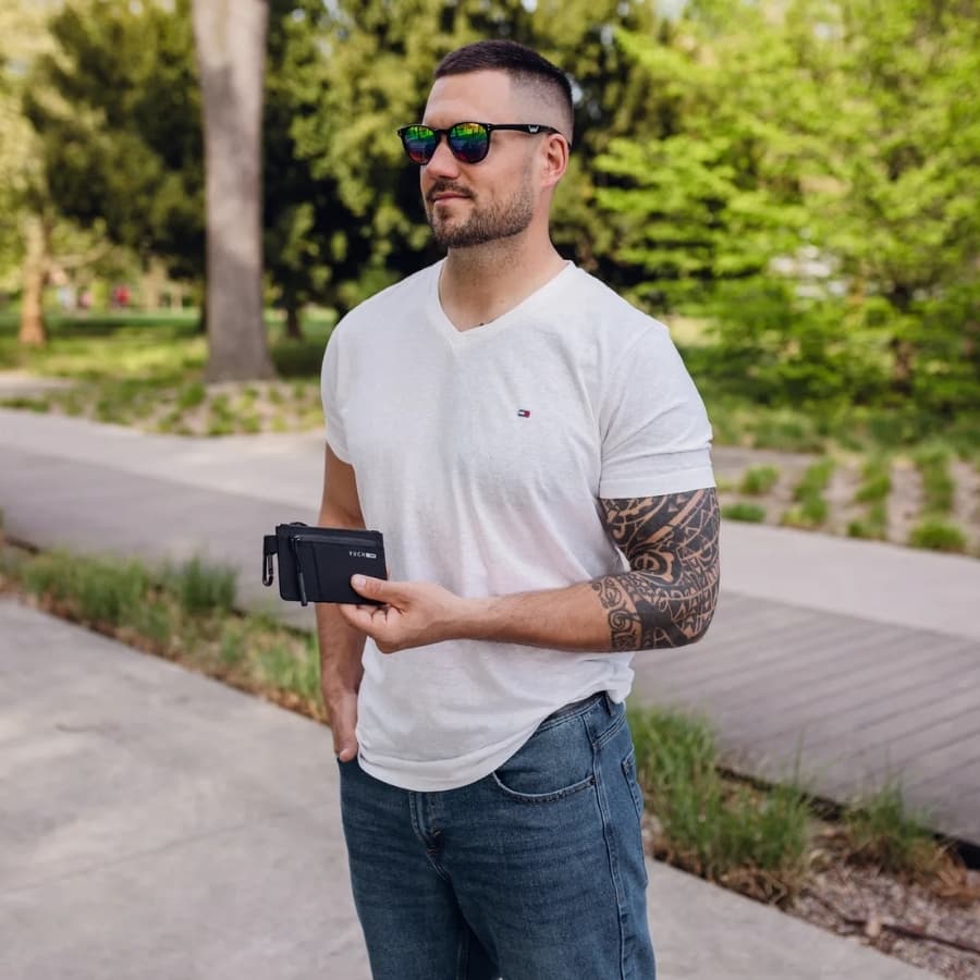 Vuch Pánská sportovní peněženka Vail black - náhled 2