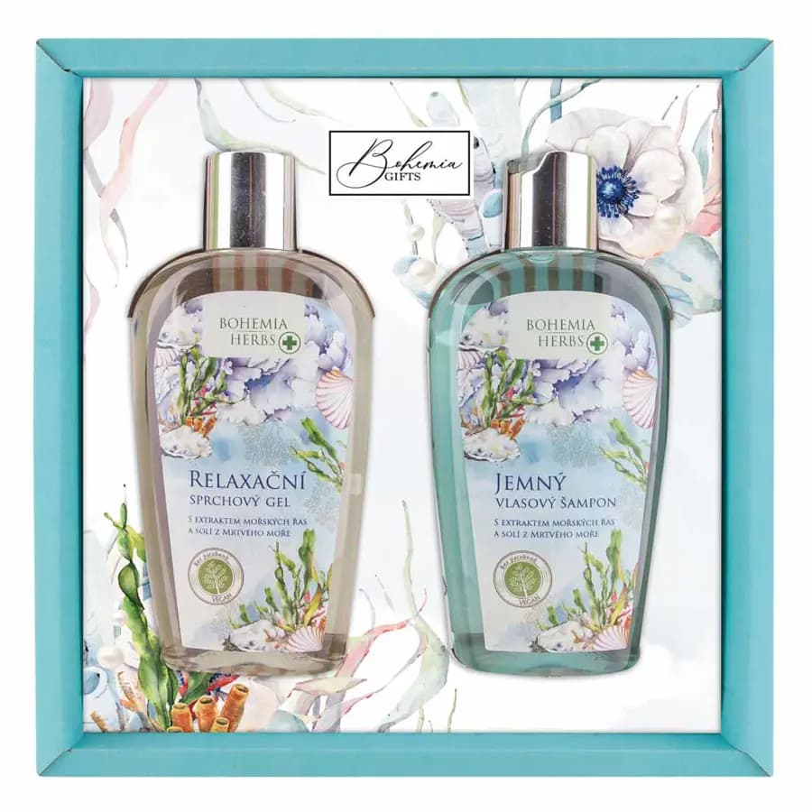 Bohemia Gifts Kosmetická sada – gel 250 ml a šampon 250 ml – Mrtvé moře