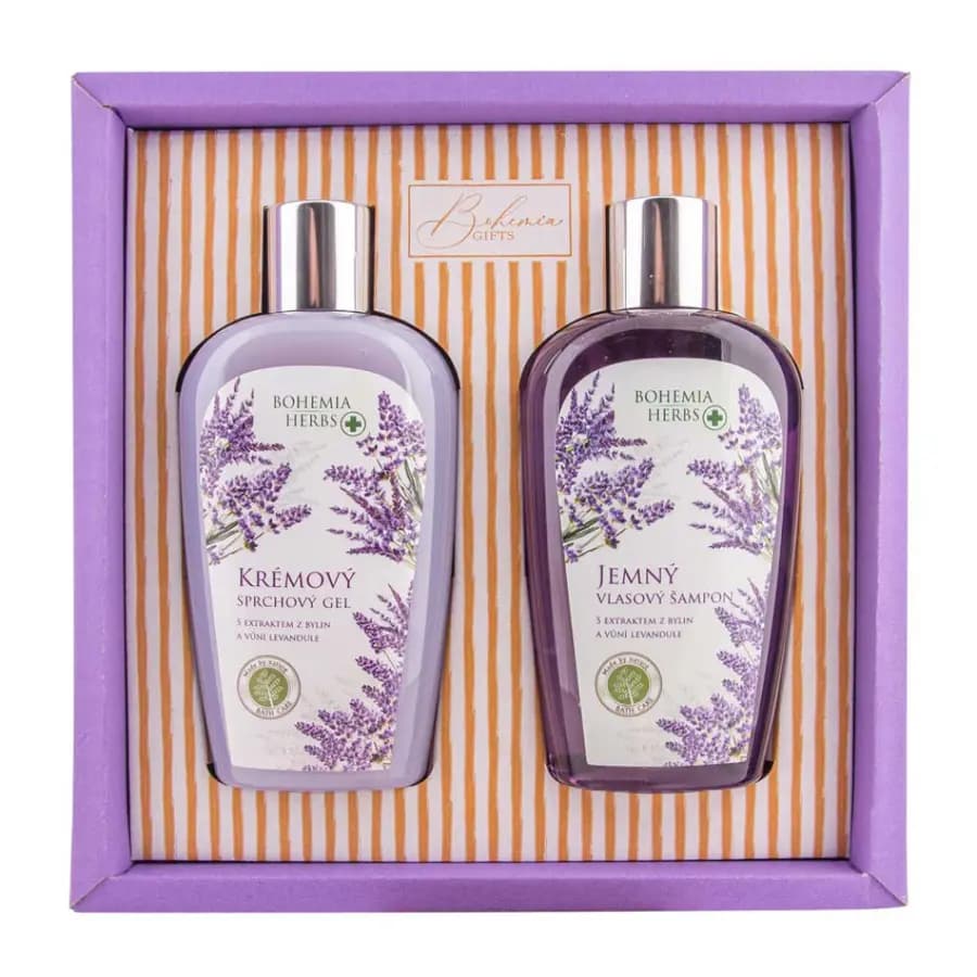 Bohemia Gifts Kosmetická sada Levandule – sprchový gel a šampon 250 ml