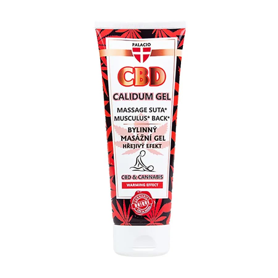 Palacio CBD Calidum hřejivý masážní gel 200 ml