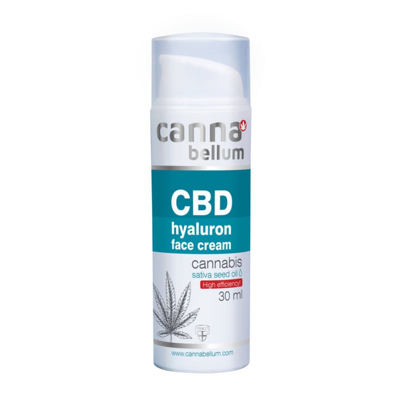 Palacio Cannabellum CBD pleťový krém s kyselinou hyaluronovou 30 ml