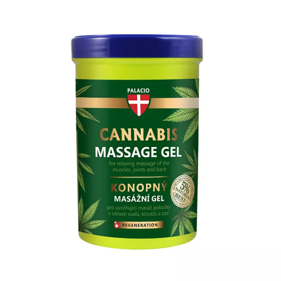 Palacio Konopný masážní gel, 380 ml
