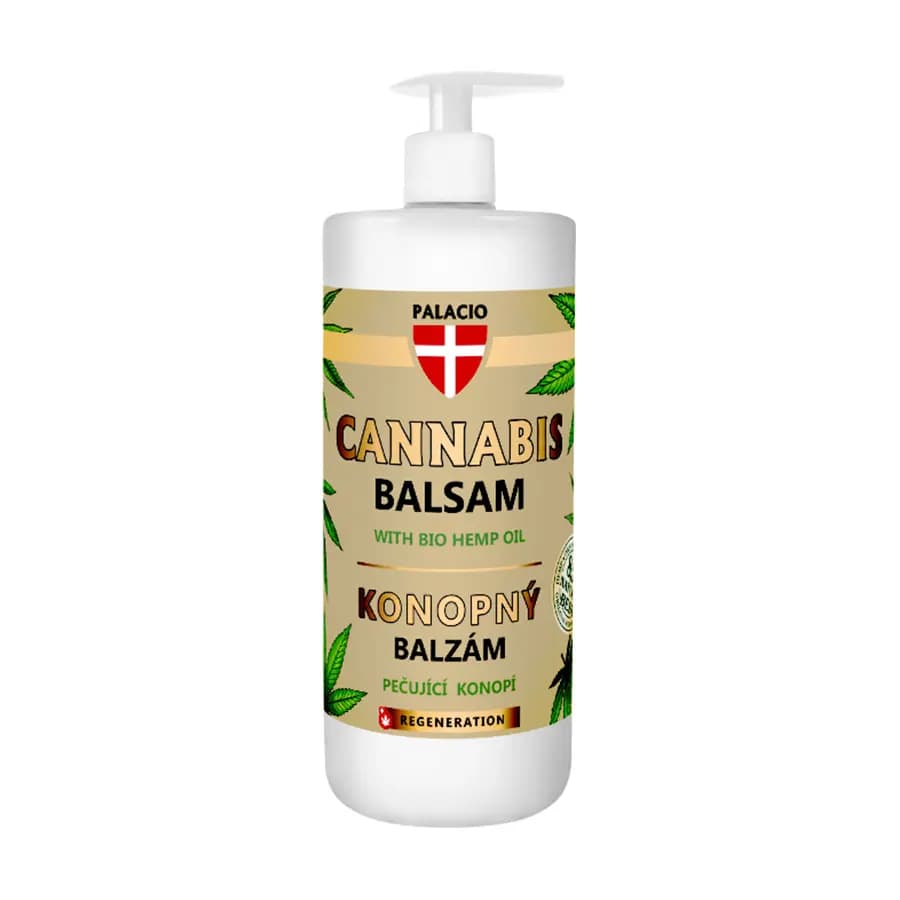 Palacio Konopný tělový balzám s pumpičkou, 500 ml