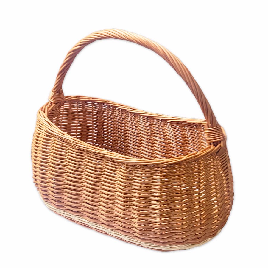 OVČÍ VĚCI Proutěný košík přírodní - 722-3,  45 x 25 cm