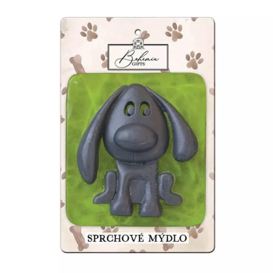 Bohemia Gifts &amp; Cosmetics Pes ručně vyráběné mýdlo v krabičce 80 g