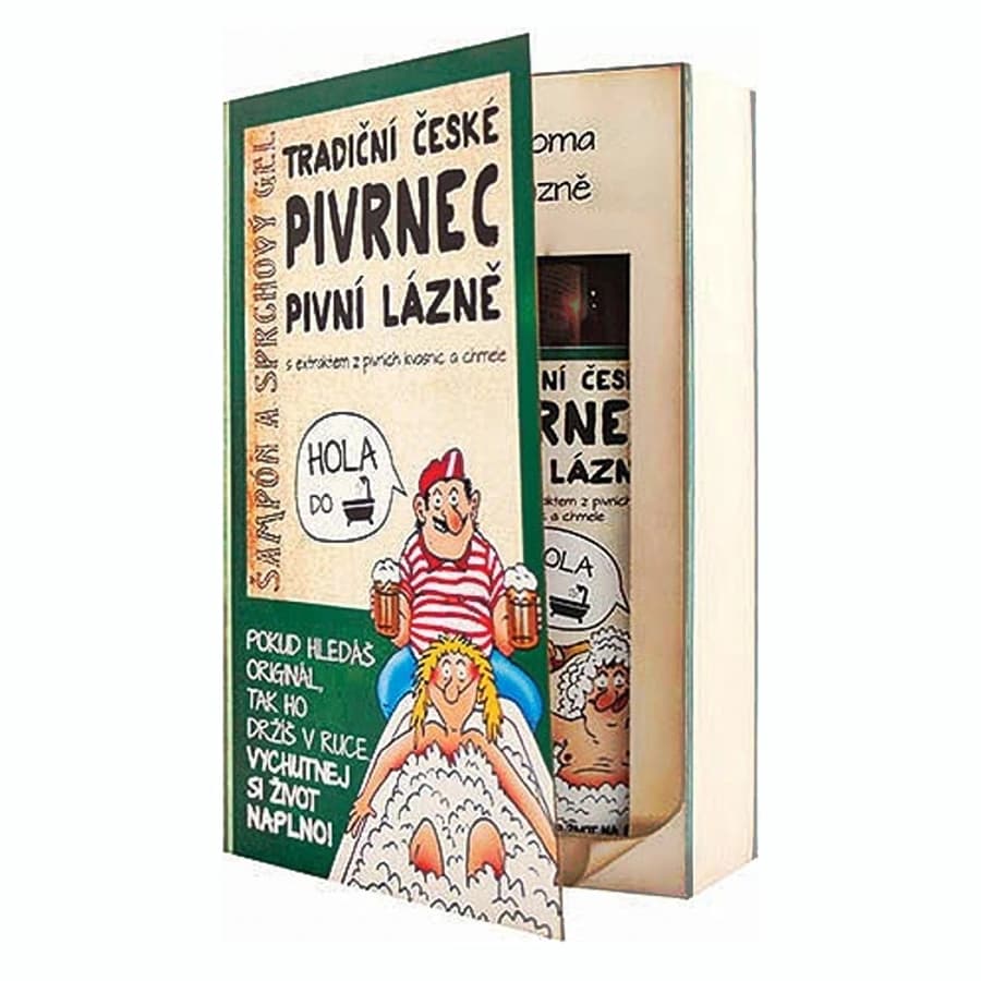Bohemia Gifts Pivrnec Kniha s extrakty z pivních kvasnic a chmele