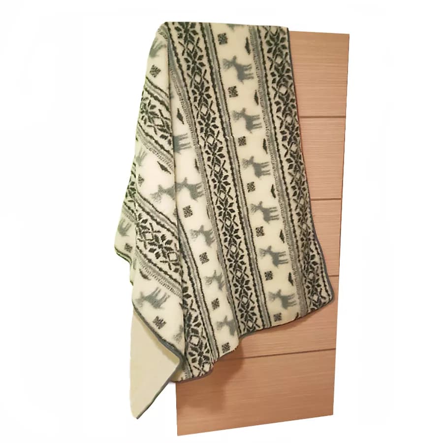 OVČÍ VĚCI Vlněná deka oboustranná SOB 140 x 200 cm