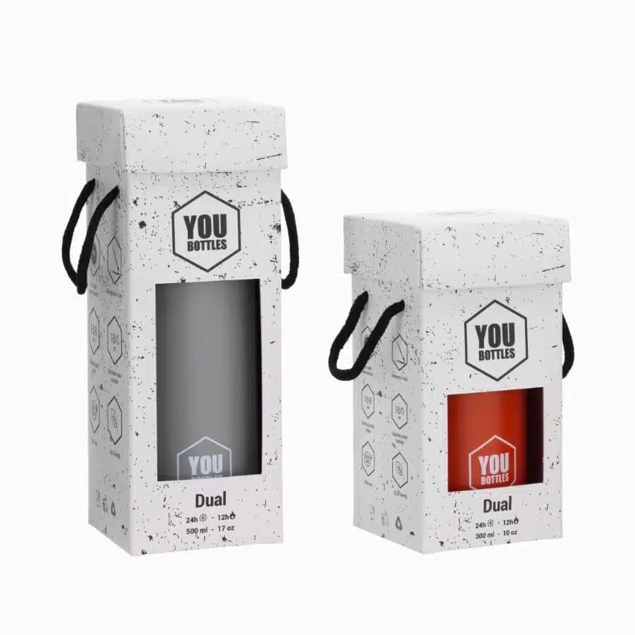 You Bottles Termoláhev na pití Dual Cross oranžová 500 ml - náhled 4