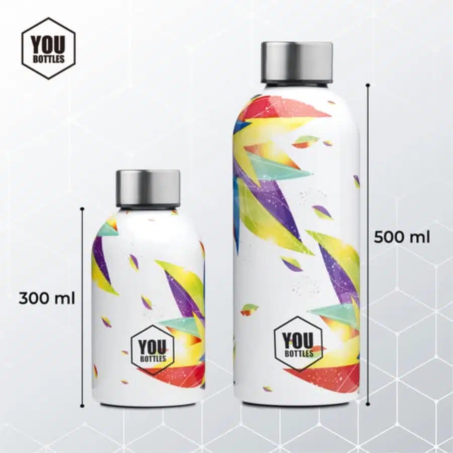 Termoláhev na pití Dual Design You Bottles Art Leaf 500 ml - náhled 4