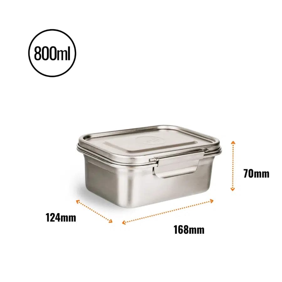 Elephantbox Nerezový lunchbox objem 0,8l - náhled 4