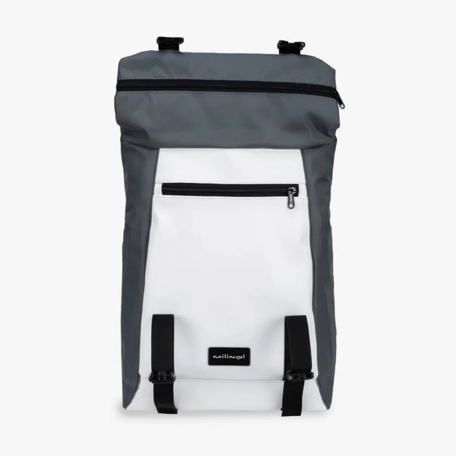 Milinal Městský batoh s klopou Shuttle Roll black 17l - náhled 4