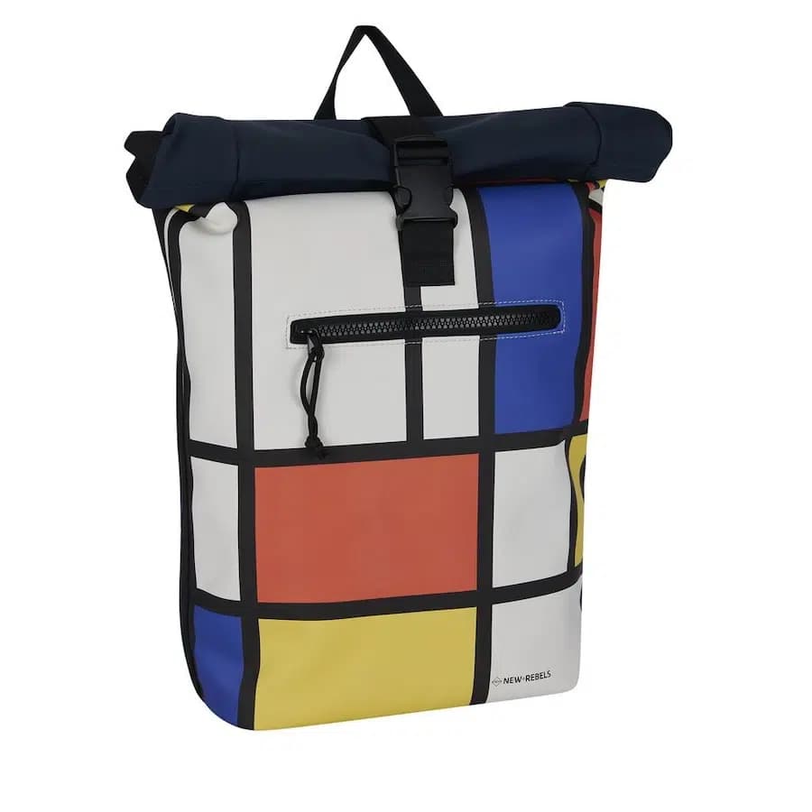 New Rebels Nepromokavý rolovací batoh Mart Art New York Almond Blosom 19l - náhled 2