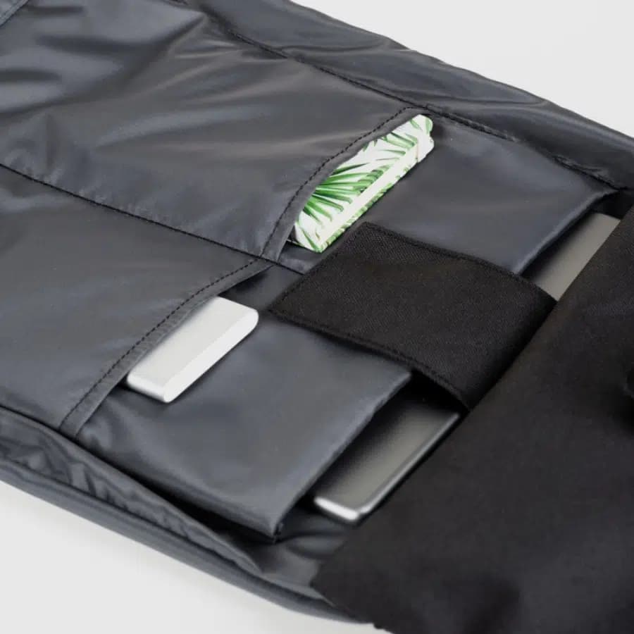 Milinal Rolovací batoh se sítí Mesh Large black 30l - náhled 5