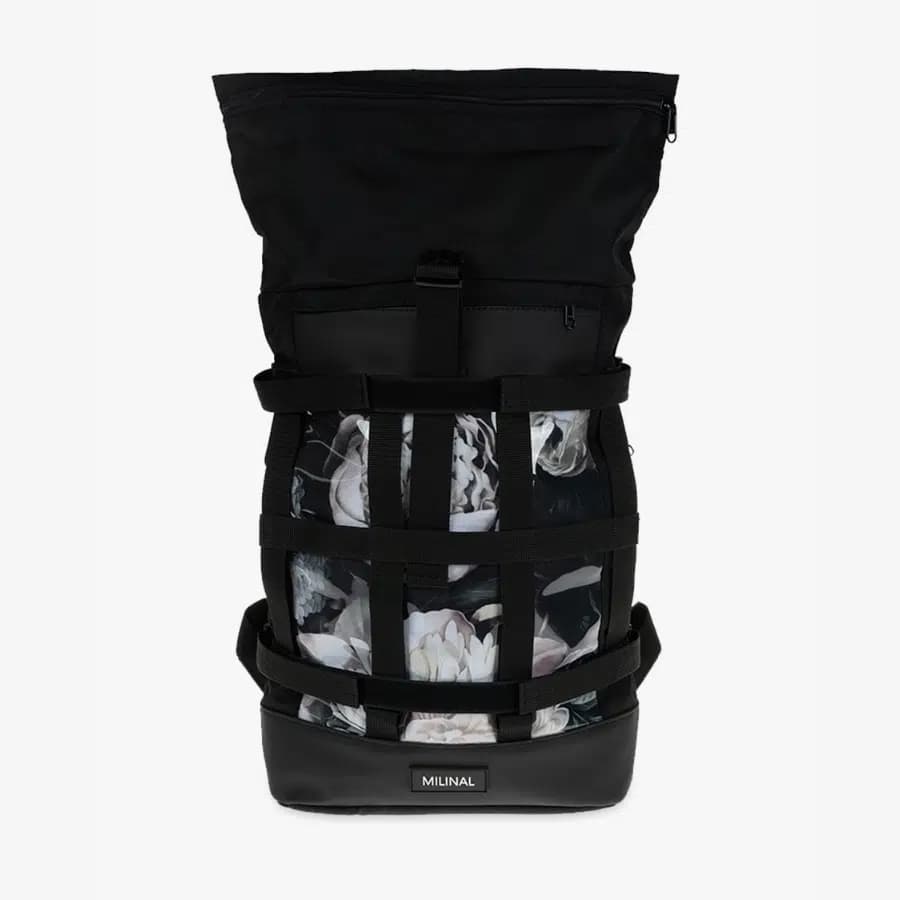 Milinal Rolovací batoh se sítí Mesh black 19l - náhled 3
