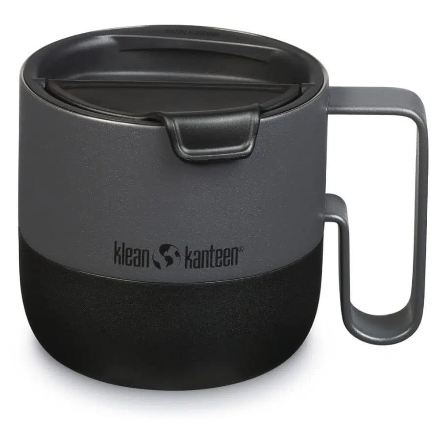 Nerezový termohrnek s uchem Rise 414 ml Klean Kanteen Asphalt