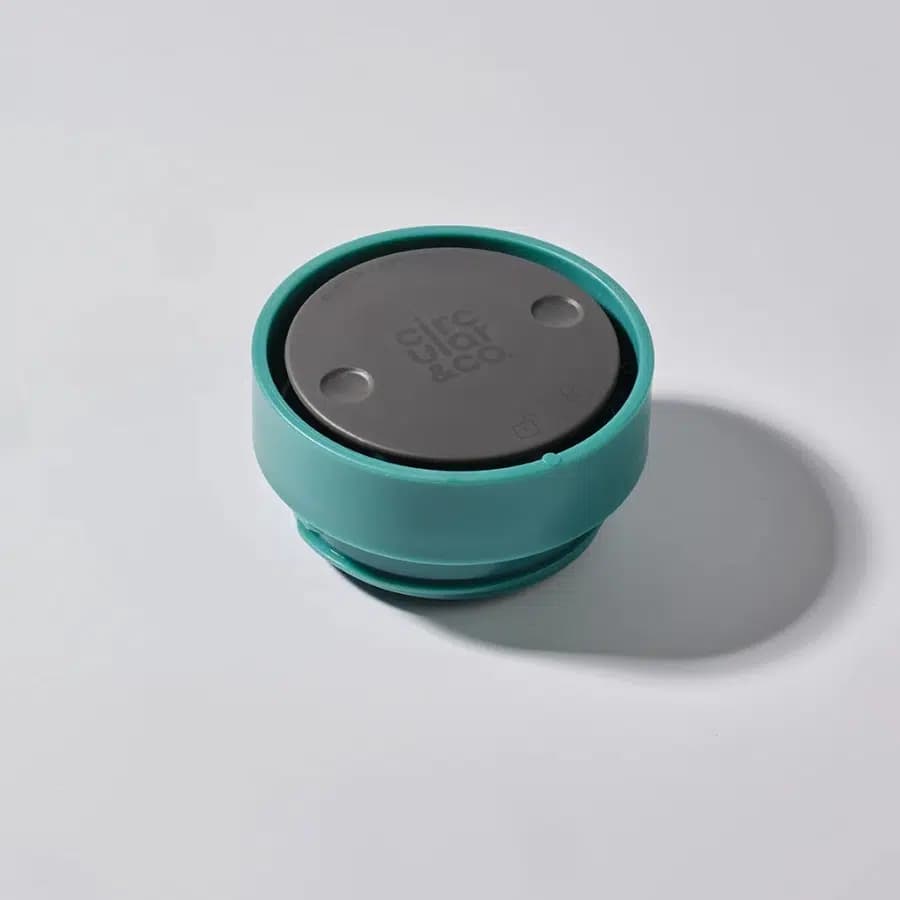 Circular & Co. Recyklovaný kelímek na pití 340ml Chalk and Aquamarine - náhled 5
