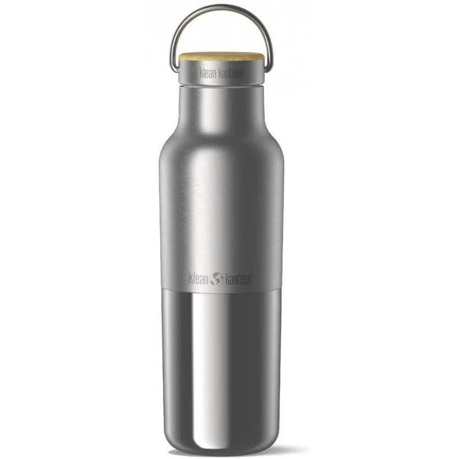 Klean Kanteen Nerezová termoska Rise s bambusovým víčkem 473 ml