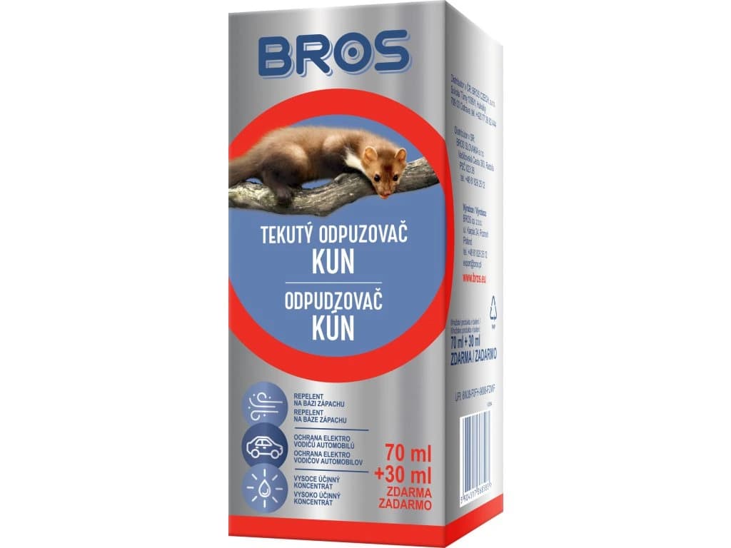 BROS Tekutý odpuzovač kun 100 ml
